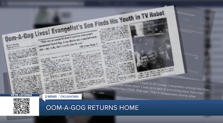 KJRH Story — OOM-A-GOG Comes Home